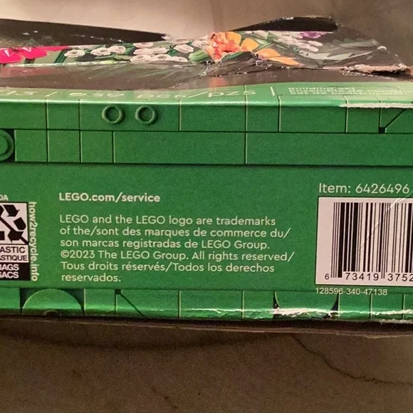 πΊ Lego WILDFLOWER π BOUQUET BOTANICAL COLLECTION BOX DENTED πΌ DAISY πΊ - Picture 4 of 16